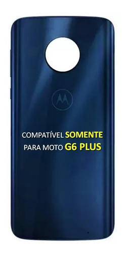 Tampa 100% Vidro Traseiro Motorola Moto G6 Plus Xt1926