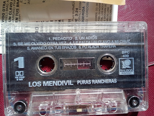 Los Mendevil Puras Rancheras Casete Estándar (Usado)