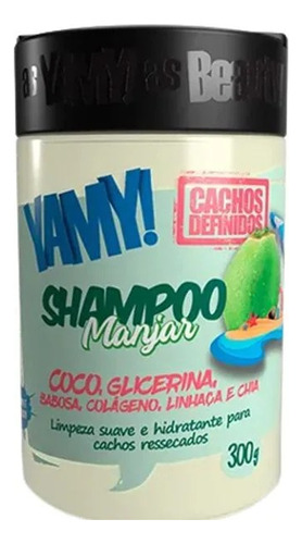 Yamy! Shampoo Rulos Definidos Linaza Aloe Vera Curly Girl 