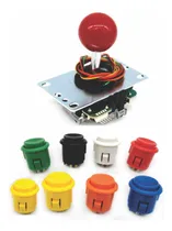 Comprar Kit Arcade Para Sanwa 1 Palanca Bolita+8 Botones 30mm
