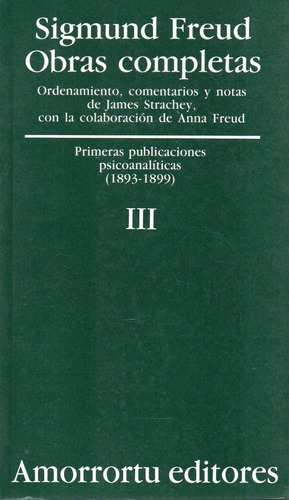 Obras Completas 3 Sigmund Freud 