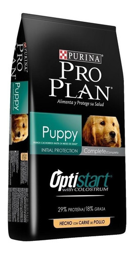 Imagen 2 de 3 de Alimento Pro Plan OptiStart Puppy para perro cachorro de raza mediana sabor pollo/arroz en bolsa de 20.4kg