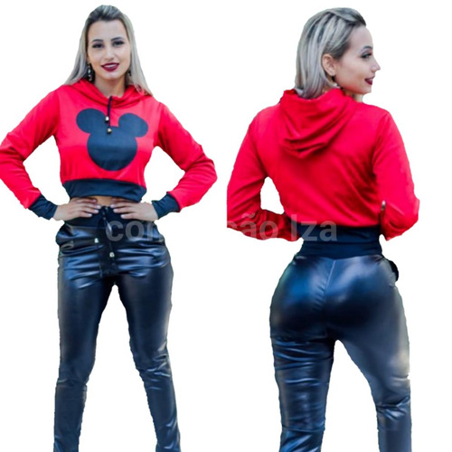 conjunto moletom adulto feminino