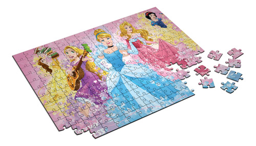Quebra-cabeça Personalizado Princesas Disney 48 Peças