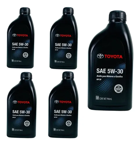 comprar 5 Lt Aceite Motor Toyota Camry 2007 2008 2009 2010 2011 2012