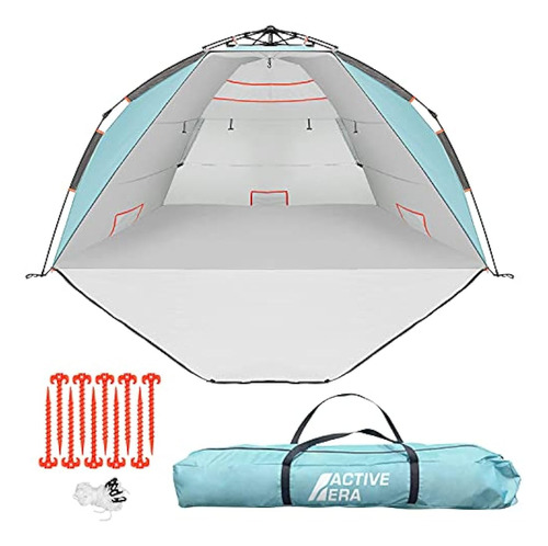 Active Era Premium Beach Tent Easy Setup - Portable 3-4 Pers