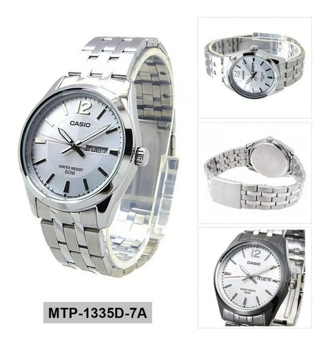 Reloj Pareja Casio Acero Ltp-1335d-7a Mtp-1335d-7a Original