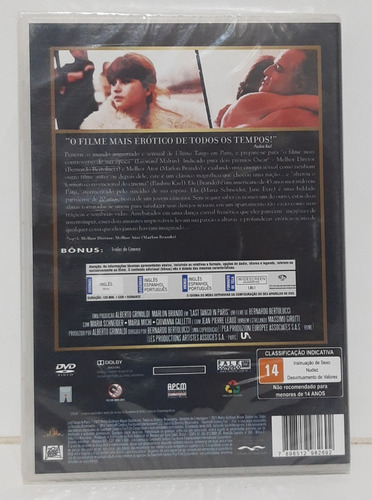 Dvd Ultimo Tango Em Paris - Original E Lacrado