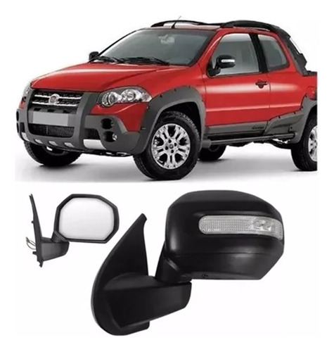 Retrovisor Com Pisca Strada Adventure Locker 2008 Até 2010
