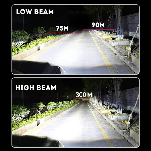 St 9003 H4 Faro Led Luz Baja Alta 6000k Luz Blanca A