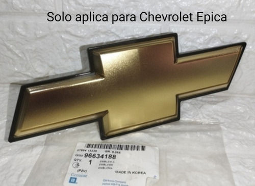 Emblema Delantero Parrilla Chevrolet Epica 06/11 