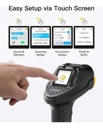 Barras Code Scanner Bluetooth Inateck, 2d Scan