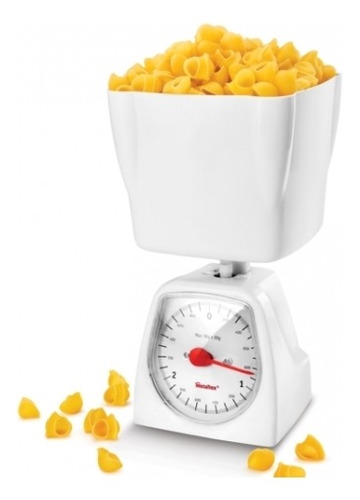 Bascula De Cosina 3 Kg Blanca Manual Libra Gramos Nutricion