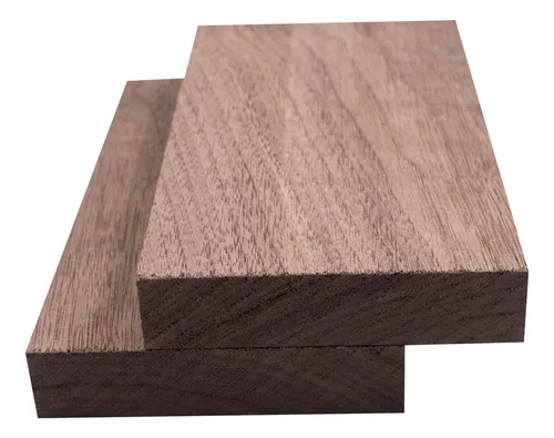 2 Piezas De Madera De Nogal De 7/8 X 4 X 8 Pulgadas, Hojas D