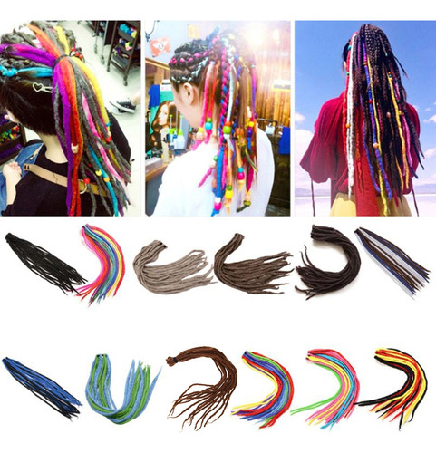 . Extensões De Dreadlocks Multicoloridos, Dreadlock