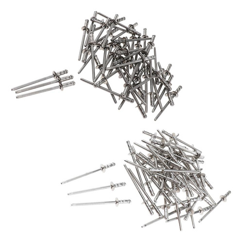 Remaches Ciegos De Extremo Abierto 50pcs 4mm Dia