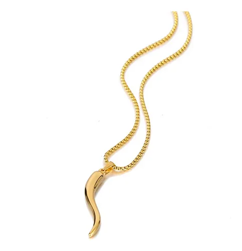 Collar Con Colgante De Cuerno Italiano Para Hombre, Amuleto