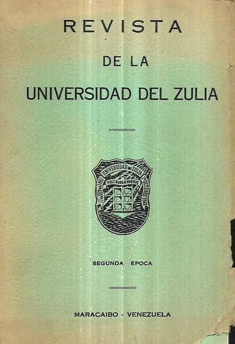 Revista Universidad Zula / Diciembre 1958 / N° 4