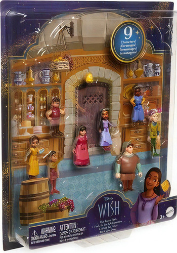 Disney Wish - Pacote para adolescentes - 9 bonecos - Mattel