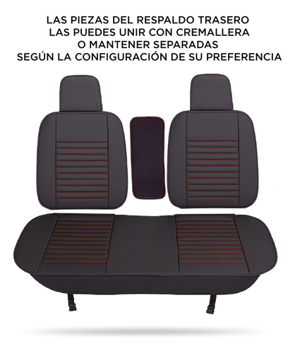 Funda Univ. Ecocuero Negro / Rojo Ideal Para Changan Cs15