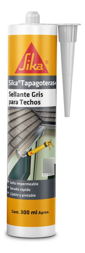 Sika Tapagoteras Sellante Para Techos Gris 300 Ml