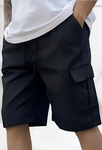 Bermuda Cargo Masculina Skate Larga C/ Elástico Short Adulto