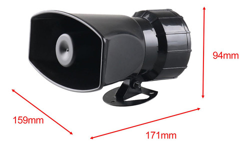 Bocina De Altavoz De Alarma De Coche Genérica, 12 V, 5