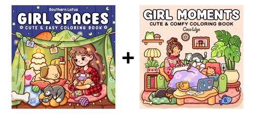 Promo!! Pack X2 Libro Girls Moments + Girls Spaces A4 94 Pag