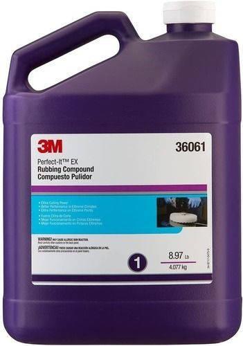 Pulitura 3m ** Paso 1 ( Morado ) ** 36061 * Galon (3.78 Lts)