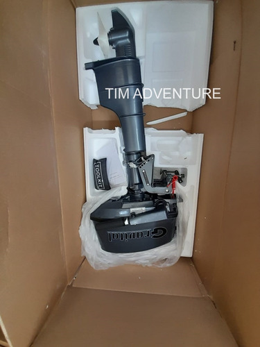Imagen 4 de 4 de Motor Fuera De Borda 6hp 2 Tiempos Gravital Eje Corto