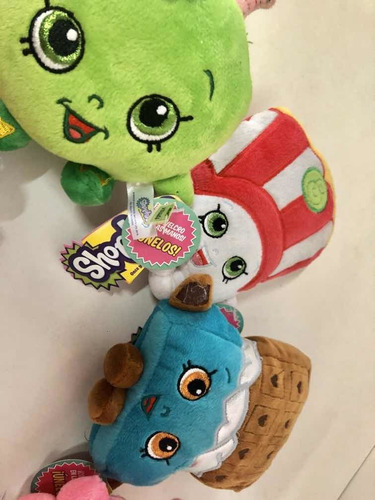 Imagen 7 de 10 de Promo De7 Peluches Shopkins Con Abrojos Kreker Originales