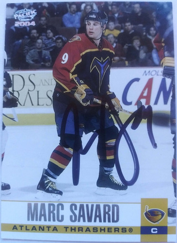 Marc Savard Signed Hockey Card #94