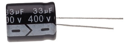 Condensador Electrolítico De Aluminio 10pcs 33uf 400v +