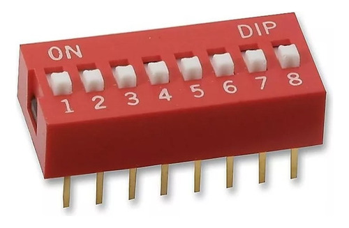 Dip Switch 8 Posiciones Interruptores Arduino Placas