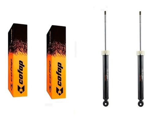 Kit 4 Amortecedor + Batente Uno Vivace 2016 Cofap Original