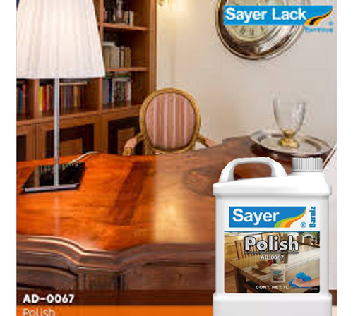 Abrillantador Y Pulidor Para Madera Sayer Ad-0067 1 Litro