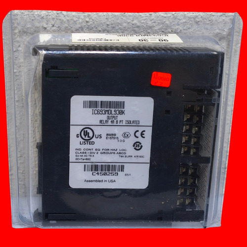 Plc Ge Fanuc Modelo Ic693mdl930k Rele De Salida 4a 8pt