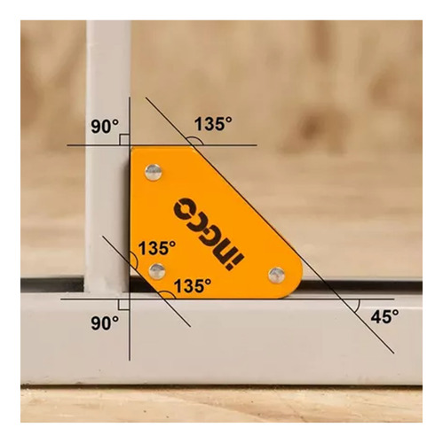 Set De Escuadras Magnéticas X4 10lbs Para Soldar Imantados