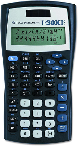 Calculadora Científica Texas Instruments Ti-30xiis, Negra...