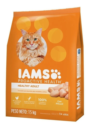 Iams Gato Adulto Pollo X 15 Kg