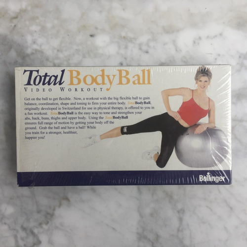 Video Ejercicio Fitness Deporte Total Body Ball Vhs