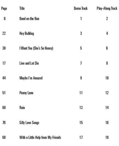 Paul Mccartney: Play 9 Songs With Tab And Sound-alike Audio.
