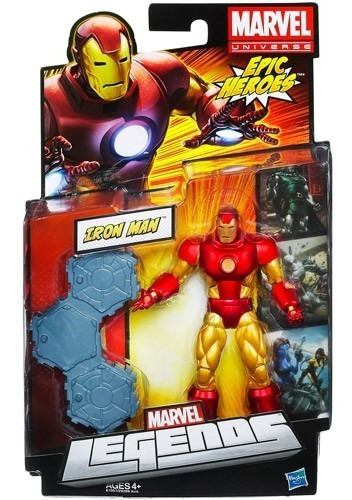 Figura De Iron Man - Marvel Legends Epic Heroes Classic