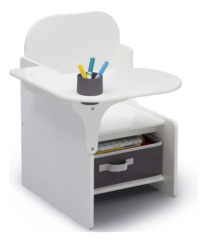 Mesabanco Pupitre Para Niños Pequeños Blanco Delta Children Blanco