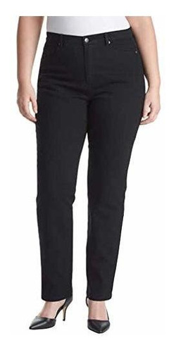 Jean Vanderbilt Mujer Petite High Rise Tapered