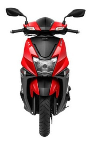 Imagen 3 de 25 de Moto Scooter Tvs Ntorq 125 Rojo Puesta En Calle Patentada !