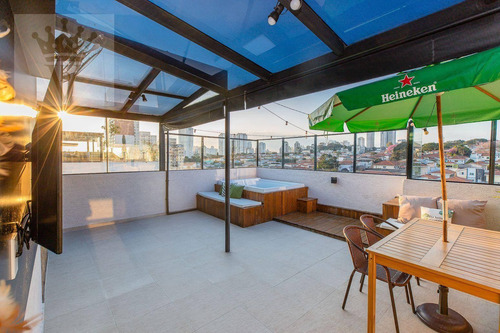 Imagem 4 de 30 de Cobertura Com 2 Dormitórios À Venda, 117 M² Por R$ 1.230.000 - Jardim Aeroporto - São Paulo/sp - Co0158