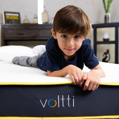 Colchón Individual Voltti Basic Nano Memory Foam | 16 Cm | Ergonomico | Disminuye Puntos De Presión | Certificado Certipur-us