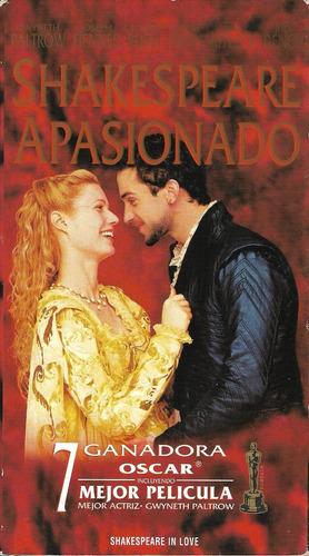 Shakespeare Apasionado Vhs Original Nuevo Gwyneth Paltrow