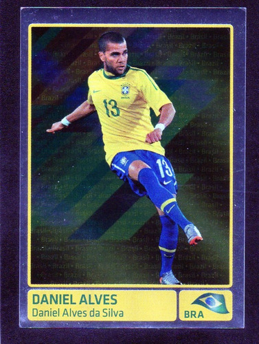 Copa America 2011. Figurita N° 306 Dany Alves Brasil. Mira!!